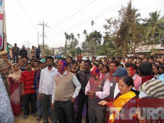 Kamalpur: CPI-M secured land sliding 11-0 victory: Opposition secured entry at Ambassa and Kumarghat Kamalpur: CPI-M secured land sliding 11-0 victory: Opposition secured entry at Ambassa and Kumarghat
